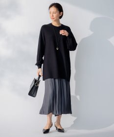 自由区 【WEB限定/洗える】ツイルギャザーパンツ