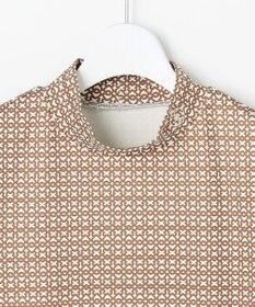 23区GOLF 【WOMEN】モノグラムプリントモックネック