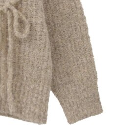 earth music&ecology 【ベルト付き】ＭＩＸカラーブークレカーディガン