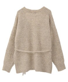 earth music&ecology 【ベルト付き】ＭＩＸカラーブークレカーディガン