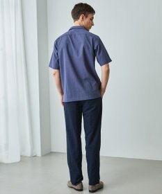 GOTAIRIKU 凹凸でサラッと サマーリップル オープンカラーシャツ