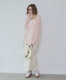 WEGO 【2026年春夏新作】シアーフードシャツ