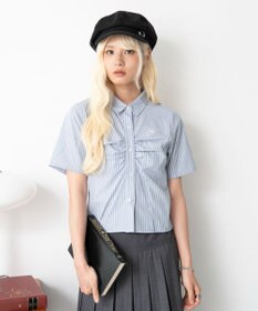 WEGO コンパクトギャザーシャツ