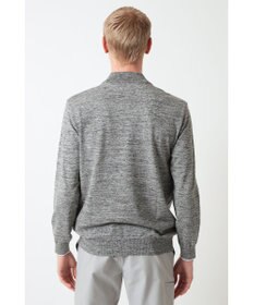 DAKS DAKS GOLF ハーフジップ チェックニット