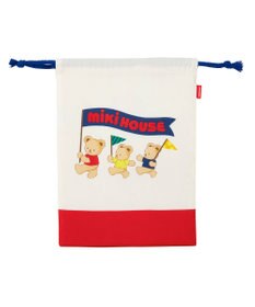 MIKI HOUSE HOT BISCUITS 【ミキハウス】 ミキハウスベア 巾着袋