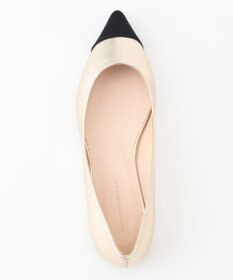 23区 【APPLAUDIR】バイカラーフラットパンプス