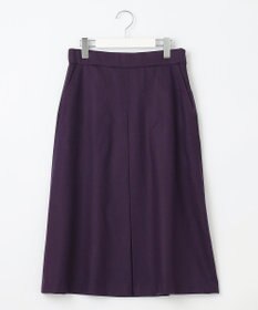 自由区 【洗える】ウォッシャブルハイカウントフラノ タックスカート