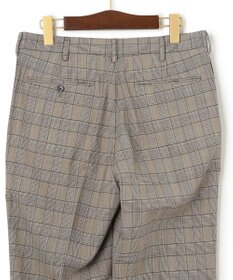 J.PRESS MEN 【J.PRESS BASIC】ペピンメリノコンフォート ストレッチブラウン グレナカートチェック スラックス