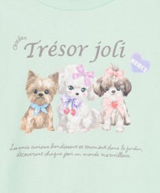 ANY KIDS 【綿100%】ドロップショルダー アニマルプリントTシャツ