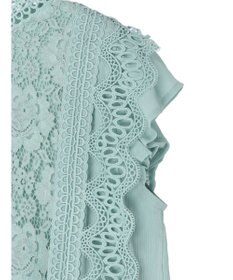 Green Parks ・ＥＬＥＮＣＡＲＥ　ＤＵＥ　イロイロレースブラウス