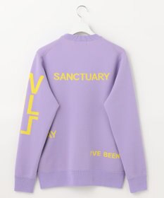 PW CIRCULUS 【MEN】【洗える/イージーケア】ロゴ カラーニット