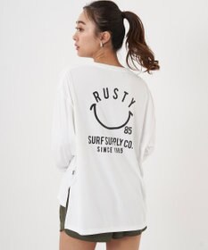 OP／FILA 【RUSTY】ニコちゃんロンT＋ショートパンツ付きビキニ 4点セット水着