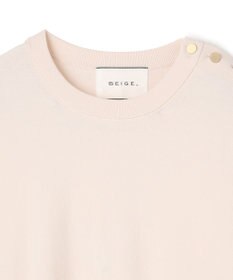 BEIGE， NADIA / ストレッチ メタルボタンニット