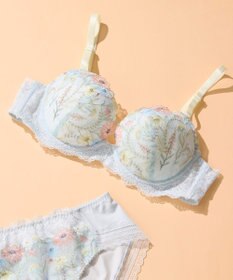 une nana cool バックスタイルまでかわいい Steppe Flower ワイヤーブラ