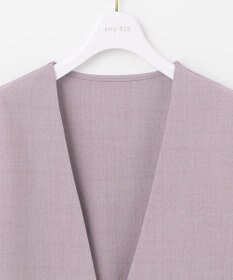 ANY SIS 【セットアップ対応】リネンライク ジレ