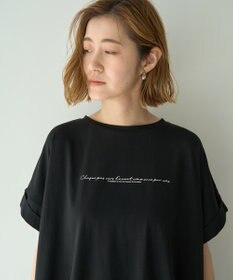 YECCA VECCA 裾ドロストデザインロゴTee
