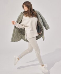 UNFILO 【自宅で洗濯OK / 軽量で暖かい】TAIONコラボ 2WAY キルティングダウン