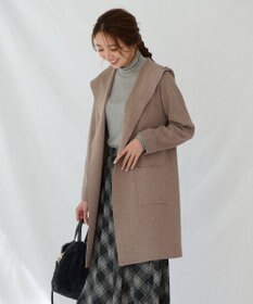 ANY 【洗濯機可】フーディーコーディガン