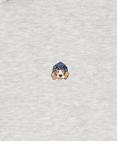 WEGO 【ユニセックス着用ITEM/SMLサイズ展開/裏起毛】ワンポイント刺繍プルパーカー