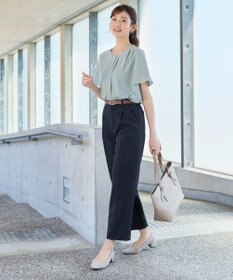 Tiaclasse 【新色追加・2WAY】ノーカラーブラウス