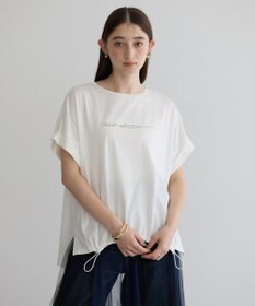 YECCA VECCA 裾ドロストデザインロゴTee