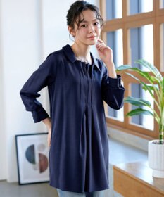 Tiaclasse フロントタックシャツチュニック