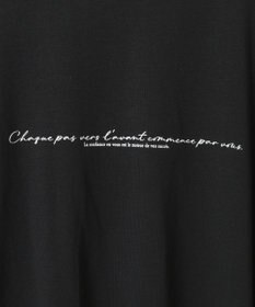 YECCA VECCA 裾ドロストデザインロゴTee