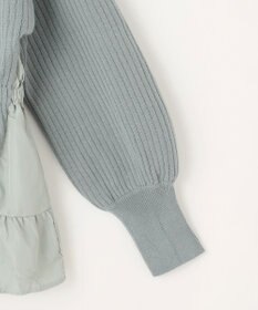 Feroux 【洗える】ペプラム カーディガン