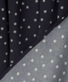 23区 【洗える】バックサテンアムンゼン タイプリント ワンピース