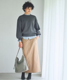 ANY L エニィファンクションハイネックブラウス