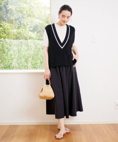 UNFILO L 【UVケア/抗菌防臭】深Ｖニットベスト