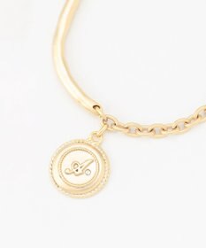 J.PRESS LADIES 【WEB限定・リバーシブル】 イニシャルコイン ブレスレット