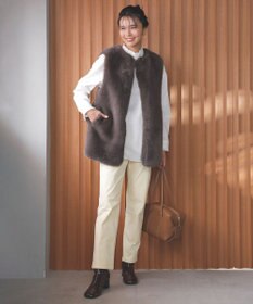 UNFILO ストレッチコーデュロイ スリムパンツ