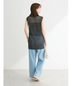 Green Parks スパンコールニットベスト