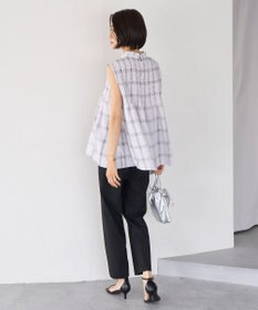 UNFILO 【WEB限定】シアーシャーリングブラウス