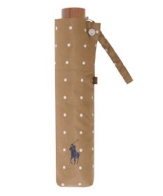 MOONBAT POLO RALPH LAUREN（ポロ ラルフローレン)ドット×ロゴ 雨傘 折りたたみ傘