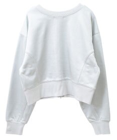 Green Parks サテンボンディングＺｉｐカーディガン