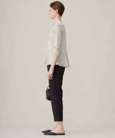 ICB 【洗える】ウール2WAYストレッチ ドロストパンツ