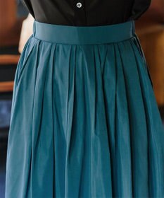 Tiaclasse 【軽撥水・汚れ防止】ランダムタックロングスカート