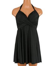 San-ai Resort（三愛水着楽園） ワコール定番商品カップ使用、GHIカップの大きなお胸に対応【グラマラスフィット】クロスワイヤーAライン水着　11EF-ML・13GHI-L LL