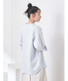 earth music&ecology フラワージャガードシャツ