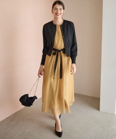 23区 【APPLAUDIR】グロッシーオーガンザ ドレス