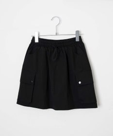WEGO 【ウエストゴム】ナイロンカーゴミニスカート