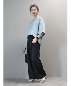 AMERICAN HOLIC 接触冷感ＳＺ５分袖カットプルオーバー