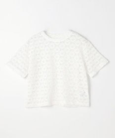 ANY L レースショート丈Tシャツ