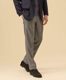 J.PRESS MEN 【洗える / 高通気性 / ストレッチ性 / 防シワ】バーズアイスラックス / ノータック