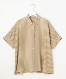 自由区 【接触冷感・UVケア・抗菌防臭・洗える】リヨセルポプリン ブラウス