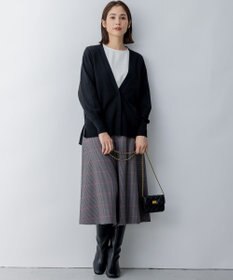 組曲 【WEB限定】サイドフリルカーディガン