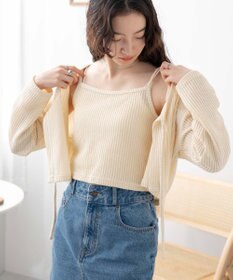 WEGO アンサンブルリボンカーデ