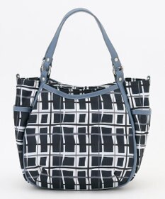 Y'SACCS ドローイングチェック2WAYミニトート